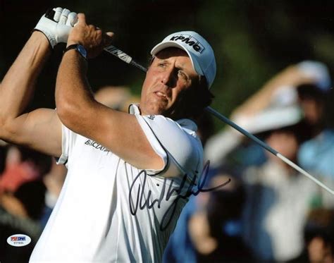 Lot Detail Phil Mickelson Impressive Signed 11 X 14 Photo Psadna