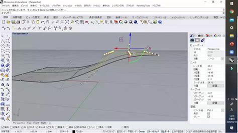 【rhinoceros】自由な 曲面 の作り方 初級編 ライノセラス Youtube