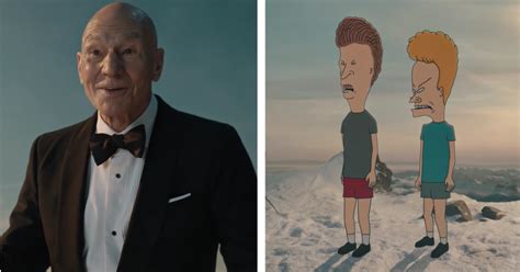 Patrick Stewart meets Beavis and Butt-Head in Paramount Plus Super Bowl ...