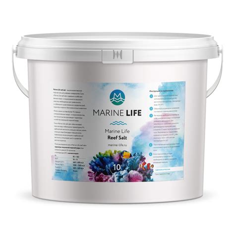 Marine Life Морская аквариумная соль Reef Salt 10 кг - купить с ...