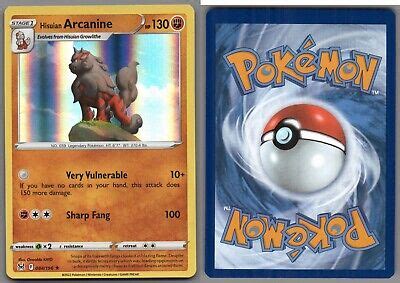 2022 Pokemon Lost Origin 84 196 Hisuian Arcanine Holo Rare EBay