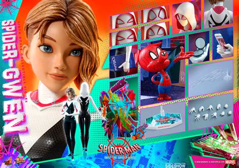 Hot Toys Movie Masterpiece Series Spider Man Spider Gwen Cm Mmsanime Figuras De