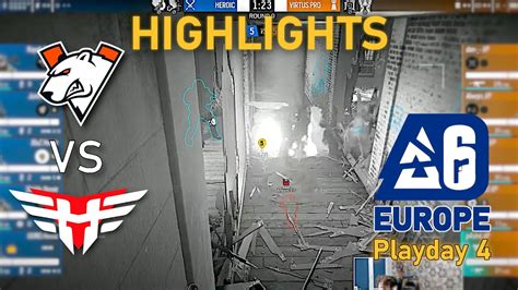 Winner To Playoffs Virtus Pro Vs Heroic Highlights Playday Eul