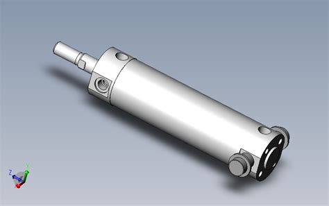 气缸cg1dn80 100 Solidworks 2009 模型图纸下载 懒石网