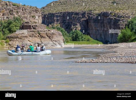 Rio Grande River Approaching Hot Springs Canyon Near Rio Grande