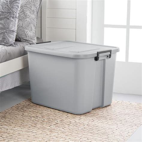 Sterilite 32 Gallon Latch Tote Grey Atelier Yuwaciaojp