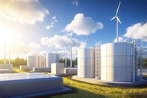 Premium Photo | Renewable energy background with green energy as wind ... 