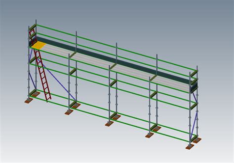 Kwikstage 3m High X 97m Long Scaffold Package