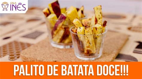 Palito De Batata Doce Gente Isso Vicia Batata Doce Lanches