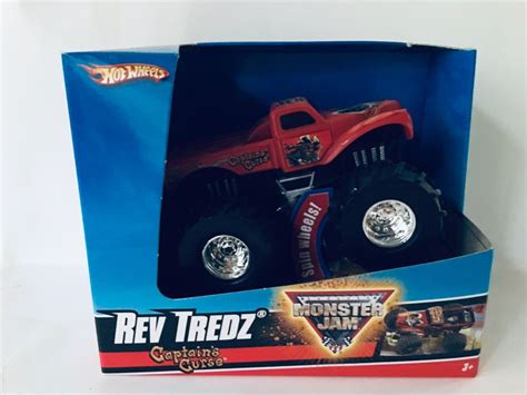 Hot Wheels Monster Jam CAPTAINS CURSE 1 43 Rev Tredz New In Package EBay