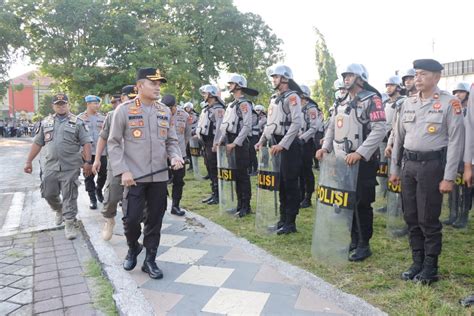 Latihan Pengendalian Massa Dalam Rangka Kesiapan Pengamanan Pemilu 2024