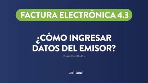 ¿cómo Ingresar Los Datos Del Emisor Youtube