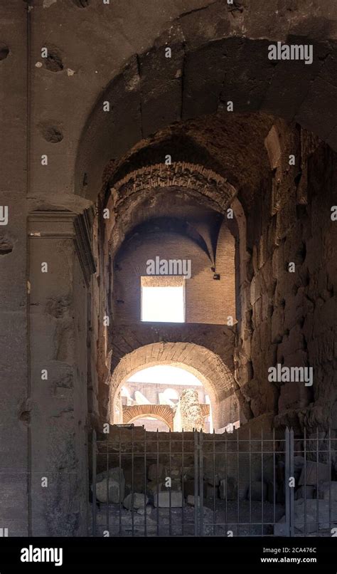 inside of Roman Colosseum Stock Photo - Alamy