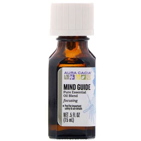 Aura Cacia, Смесь чистых эфирных масел, «Очищение мыслей», 15 мл ...
