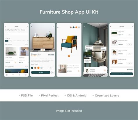 Premium Psd Ecommerce Shop App Ui