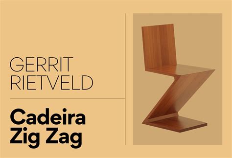 Conheça a história da cadeira Zig Zag criada por Gerrit Rietveld