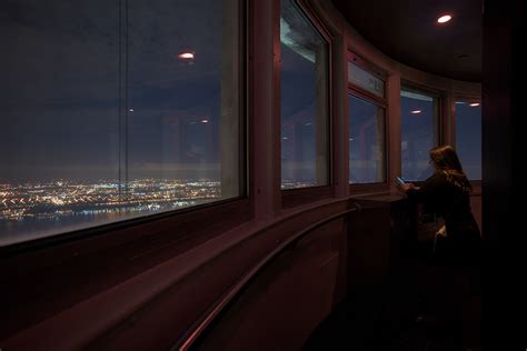 Night View From Empire State Building Top Deck 102nd Floor