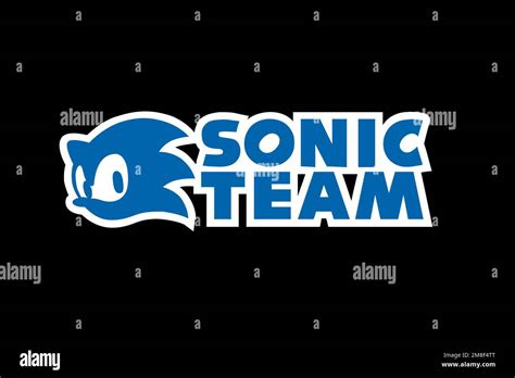 Sonic Team, Logo, Black background Stock Photo - Alamy