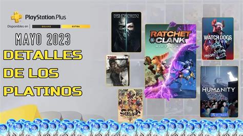 PSPLUS PREMIUM Y EXTRA MAYO 2023 Detalles De Los Platinos YouTube