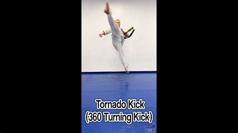 Taekwondo Tornado Kick Tutorial Turning Kick Shorts Youtube