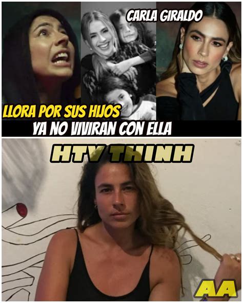 DEVASTADA! CARLA GIRALDO REVELA Que SUS HIJOS YA NO VIVIRÁN CON ELLA