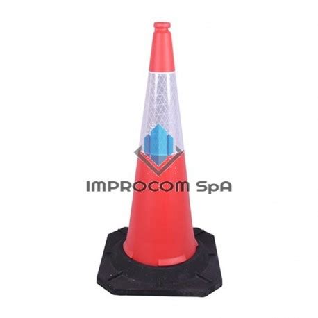 CONO DE SEGURIDAD 39 100 CM NARANJA Improcom SpA