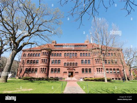 Sever Hall Harvard University Cambridge Massachusetts Usa Stock