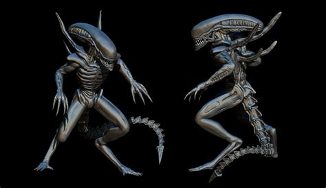 Obj File Alien Xenomorph 👽 ・3d Printable Model To Download・cults