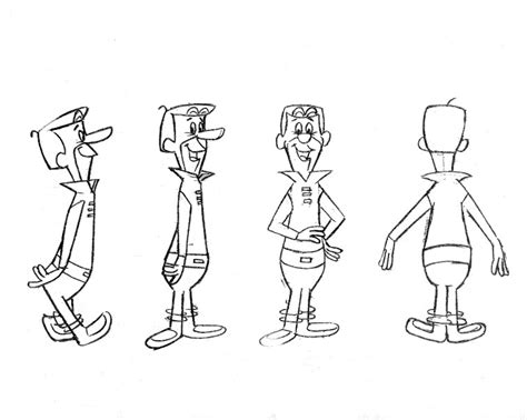 The Jetsons Model Sheets Traditional Animation