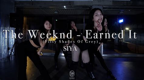 SIYA Choreography The Weeknd Earned It Fifty Shades Of Grey YouTube