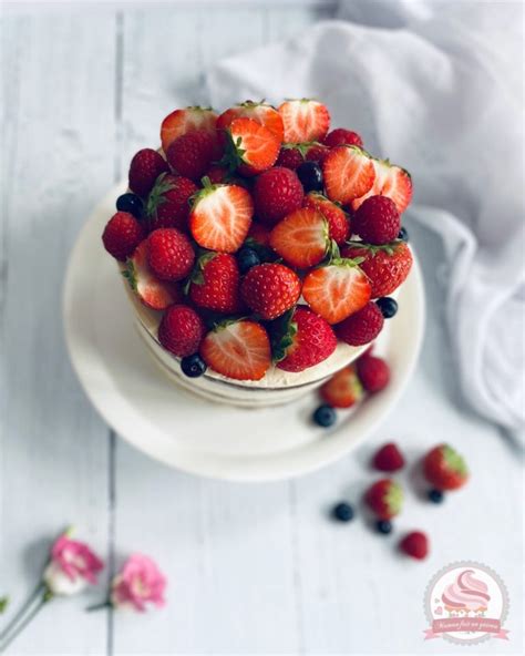 Naked Cake Aux Fruits Rouges Naked Cake Met Rode Vruchten Maman