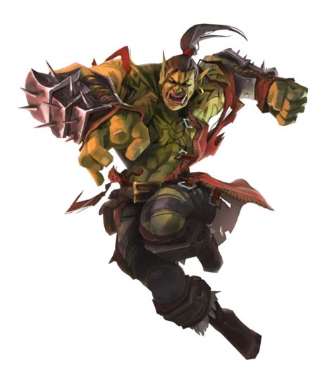 Male Orc Or Half Orc Brawler Or Barbarian Or Bloodrager Pathfinder