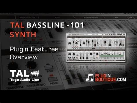 Tal Bassline Synth Plugin Tour Review With Dom Kane Youtube