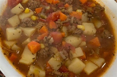 Recette Soupe repas au boeuf et légumes Canadian food Healthy