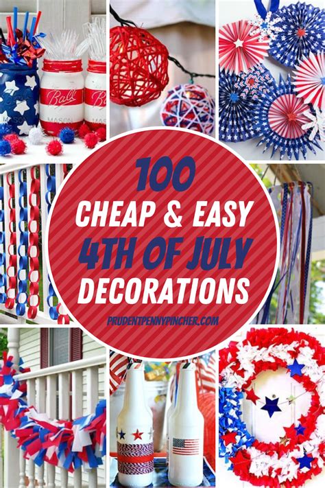 100 Cheap And Easy Diy 4th Of July Decoration Ideas July Crafts 4th