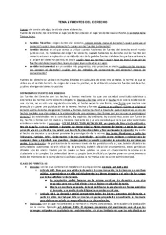 Tema Fuentes Del Derecho Pdf