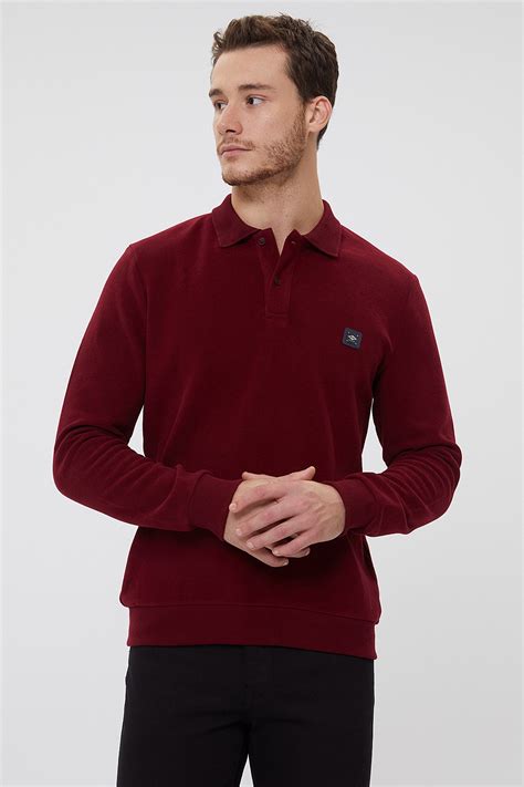 Newblend Erkek Polo Yaka Sweatshirt Ndigo Melanj Lee Cooper