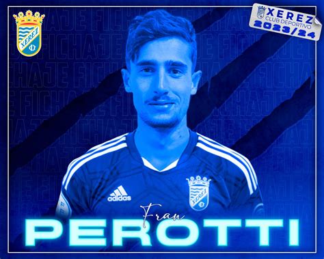 Xerez Club Deportivo on Twitter OFICIAL 𝐏𝐞𝐫𝐨𝐭𝐭𝐢 FranPerezz7 se