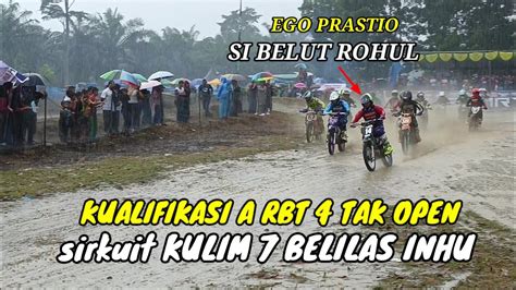 Si Belut Rohul Ego Prastio Beraksi Di Trek Licin Kualifikasi Rbt Open