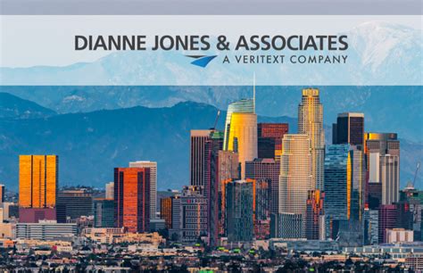 Veritext Welcomes Pacific Palisades Based Dianne Jones And Assoc