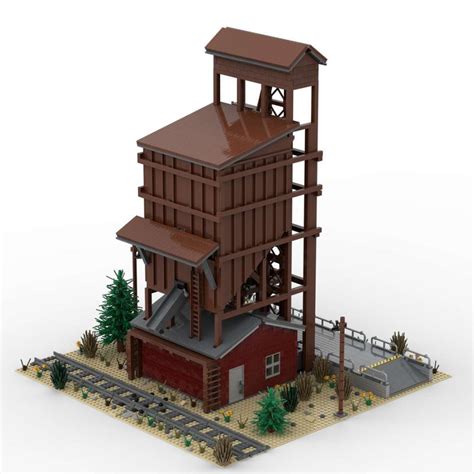 Moc 68452 Small Wood Coaling Tower Letbricks