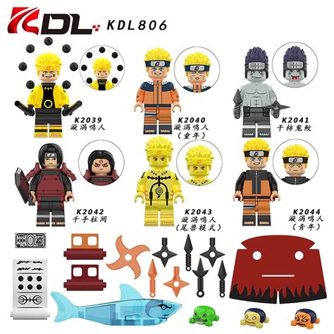 Naruto Lego Gaara Uchiha Sasuke Uzumaki Hatake Kakashi Kyubi Hyuga