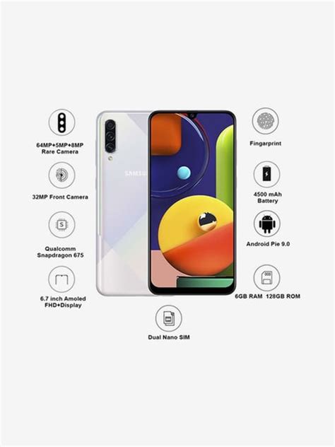 Buy Samsung Galaxy A70s 128 Gb White 6 Gb Ram Dual Sim 4g Online At