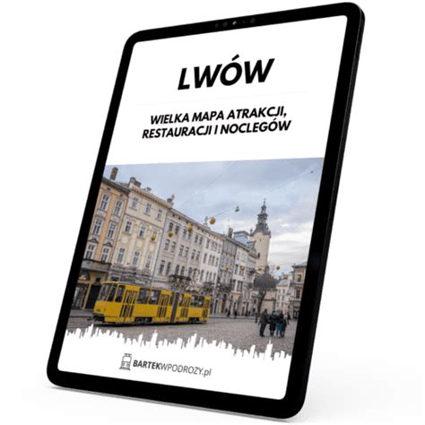 LWÓW wielka MAPA atrakcji restauracji i noclegów