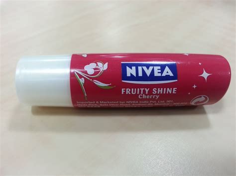 Everything About Anything Nivea Fruity Shine Lip Balm In Cherry