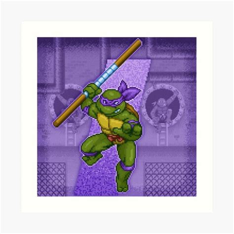 Donatello Does Machines Art Print For Sale By Likelikes Redbubble