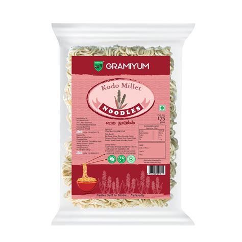 Kodo Millet Noodles Varagu Noodles 175 Gms Gramiyum Online Store