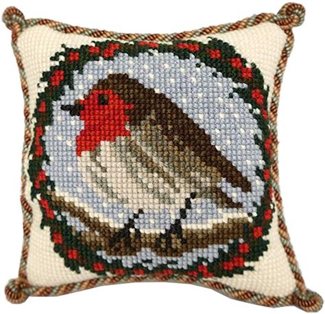 Robin Mini Needlepoint Tapestry Kit From Elizabeth Bradley