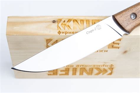 Купить нож "Стерх-2" AUS-8 Орех от ПП Кизляр