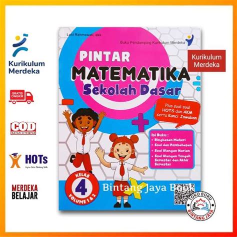 Buku Bank Soal Matematika Kelas 4 Kurikulum Merdeka Buku Pintar